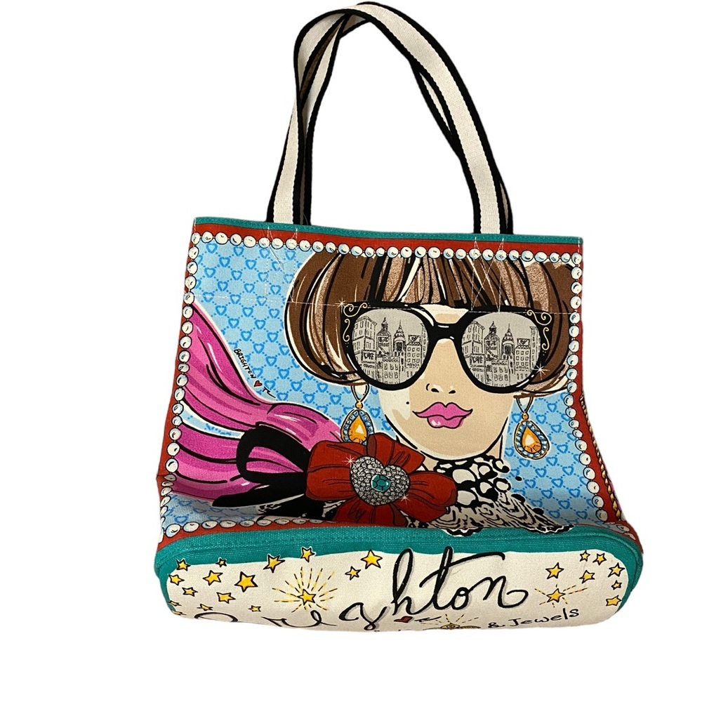 2022 Brighton Sparkle and Shine Tote (Tom Clancy) - Picture 3 of 9